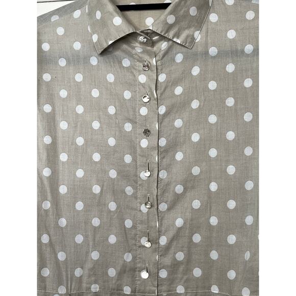 Krista Larson Taupe Polka-dot Pinwheel Dress, One Size - Picture 3 of 6